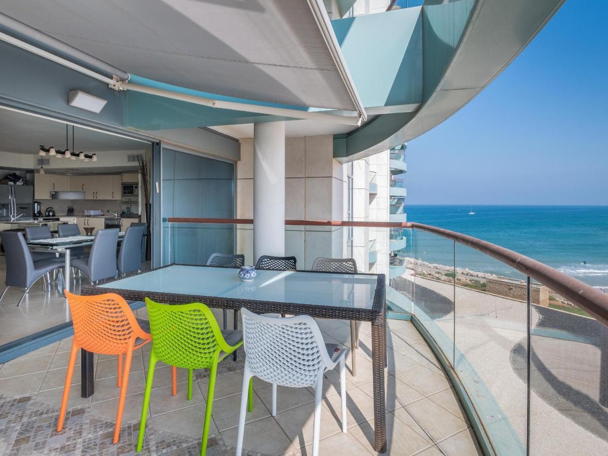 Front Of Beach Next Ritz Hotel - 3 Bedroom& 3 Bathroom Herzliya Quarto foto